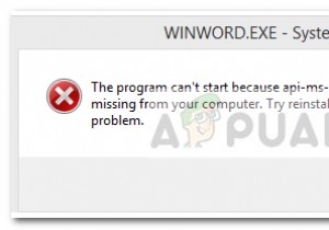 স্থির করুন:api-ms-win-crt-stdio-l1-1-0.dll অনুপস্থিত