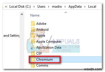 স্থির করুন:Chromium আনইনস্টল হবে না