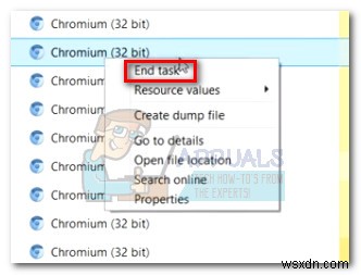 স্থির করুন:Chromium আনইনস্টল হবে না