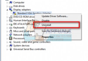ফিক্স:স্ট্যান্ডার্ড ভিজিএ গ্রাফিক্স অ্যাডাপ্টার ড্রাইভারের সমস্যা 