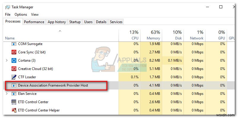 ঠিক করুন:dasHost.exe উচ্চ CPU এবং মেমরি ব্যবহার 