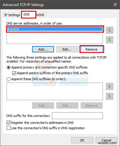 ঠিক করুন:DNS সার্ভার অনুপলব্ধ৷ 