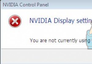 সমাধান:আপনি বর্তমানে একটি NVIDIA GPU এর সাথে সংযুক্ত একটি ডিসপ্লে ব্যবহার করছেন না