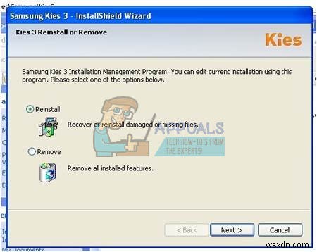 Samsung Kies দ্বারা MASetupCleaner.exe কিভাবে সরাতে হয় 