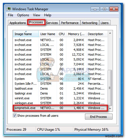 কিভাবে উইন্ডোজ 7 এ wmpnetwk.exe দ্বারা উচ্চ CPU এবং ডিস্ক ব্যবহার ঠিক করবেন 