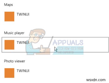 ঠিক করুন:অ্যাপগুলি TWINUI-তে পুনরায় সেট করা হচ্ছে 