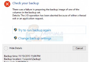 উইন্ডোজ 10 এ ব্যাকআপ ত্রুটি 0x807800C5 কীভাবে ঠিক করবেন 