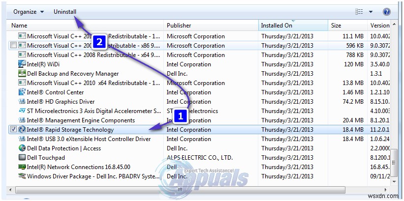 ঠিক করুন:IAStorDataSvc দ্বারা উচ্চ CPU ব্যবহার 