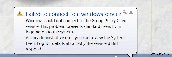 সমাধান:উইন্ডোজ পরিষেবার সাথে সংযোগ করতে ব্যর্থ