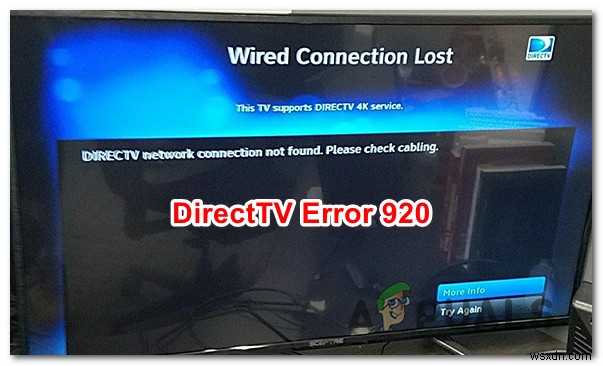 কিভাবে DirecTV ত্রুটি 920 ঠিক করবেন 