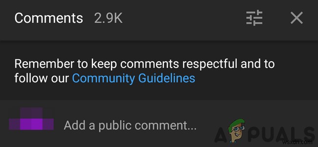 ঠিক করুন:YouTube মন্তব্য পোস্ট করতে ব্যর্থ হয়েছে 