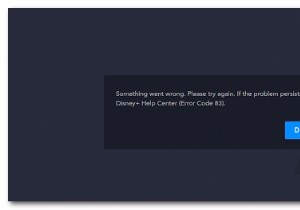 ডিজনি + ত্রুটি কোড 83 কিভাবে ঠিক করবেন? 