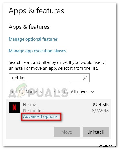 ঠিক করুন:Netflix ত্রুটি কোড U7363-1261-8004B82E 