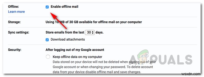 [ফিক্স] Gmail আউটবক্স ফোল্ডারে ইমেল আটকে আছে 