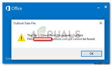 ঠিক করুন:Outlook.pst খুঁজে পাওয়া যাবে না 