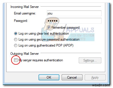 সমাধান:Windows Live Mail Error ID 0x800ccc0f