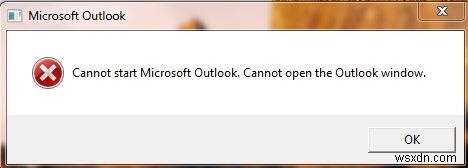 ঠিক করুন:মাইক্রোসফ্ট আউটলুক শুরু করা যাবে না 