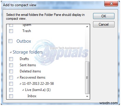 FIX:Windows Live Mail-এ হারিয়ে যাওয়া বা হারিয়ে যাওয়া ফোল্ডার পুনরুদ্ধার করুন