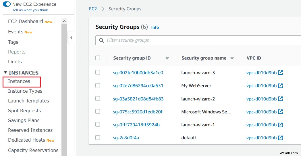 কিভাবে AWS EC2 ইন্সট্যান্স অন্য সিকিউরিটি গ্রুপে সরানো যায়? 