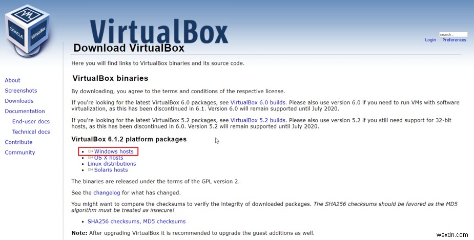 Windows 10 এ Oracle VM VirtualBox কিভাবে ইনস্টল করবেন