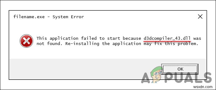 ঠিক করুন:d3dcompiler_43.dll উইন্ডোজে অনুপস্থিত? 