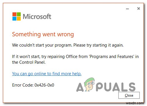 মাইক্রোসফ্ট ত্রুটি কোড 0x426-0x0 কীভাবে ঠিক করবেন 