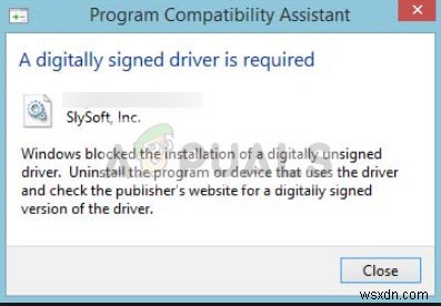 ঠিক করুন:উইন্ডোজের জন্য একটি ডিজিটালি স্বাক্ষরিত ড্রাইভার উইন্ডোজ 7, ​​8 এবং 10 প্রয়োজন 