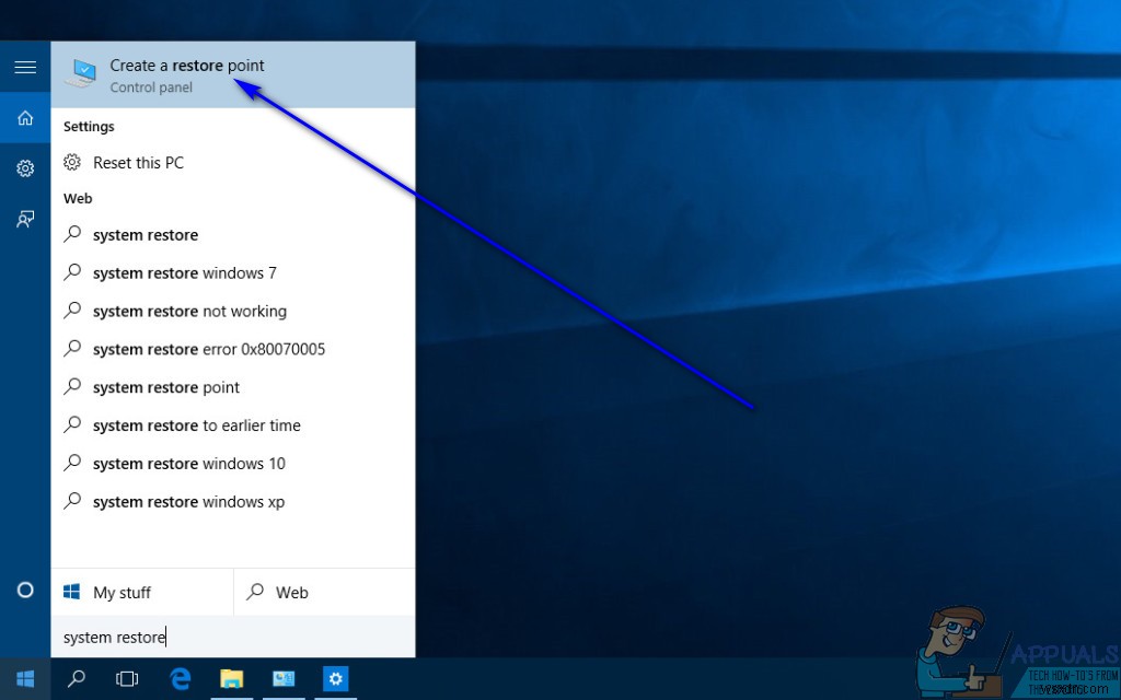 উইন্ডোজ 7/8 এবং 10 এ কীভাবে একটি সিস্টেম রিস্টোর পয়েন্ট তৈরি করবেন 