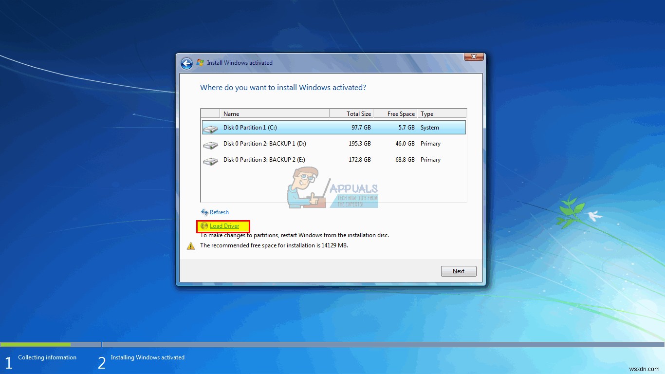 ঠিক করুন:Windows 7 ইন্সটলারে কোনো হার্ড ড্রাইভ পাওয়া যায়নি 