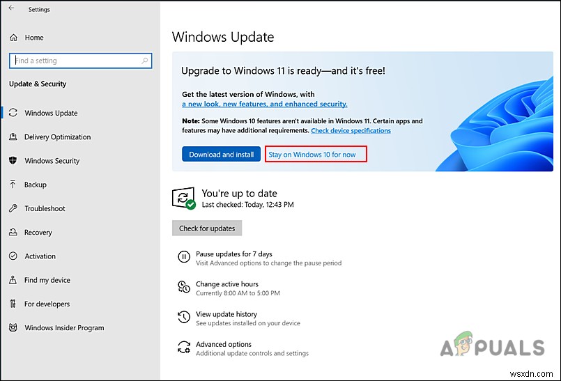 কিভাবে Windows 11 আপডেট বাতিল করবেন এবং Windows 10 এ থাকবেন? 