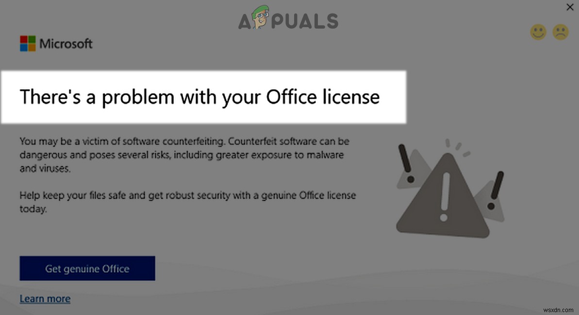  আপনার অফিস লাইসেন্সের সাথে একটি সমস্যা আছে  - কেন এটি ঘটবে এবং এটি ঠিক করতে হবে? 