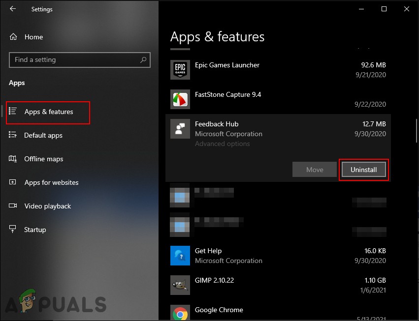 Windows 10 এ ফিডব্যাক হাব অক্ষম করুন এবং সরান 
