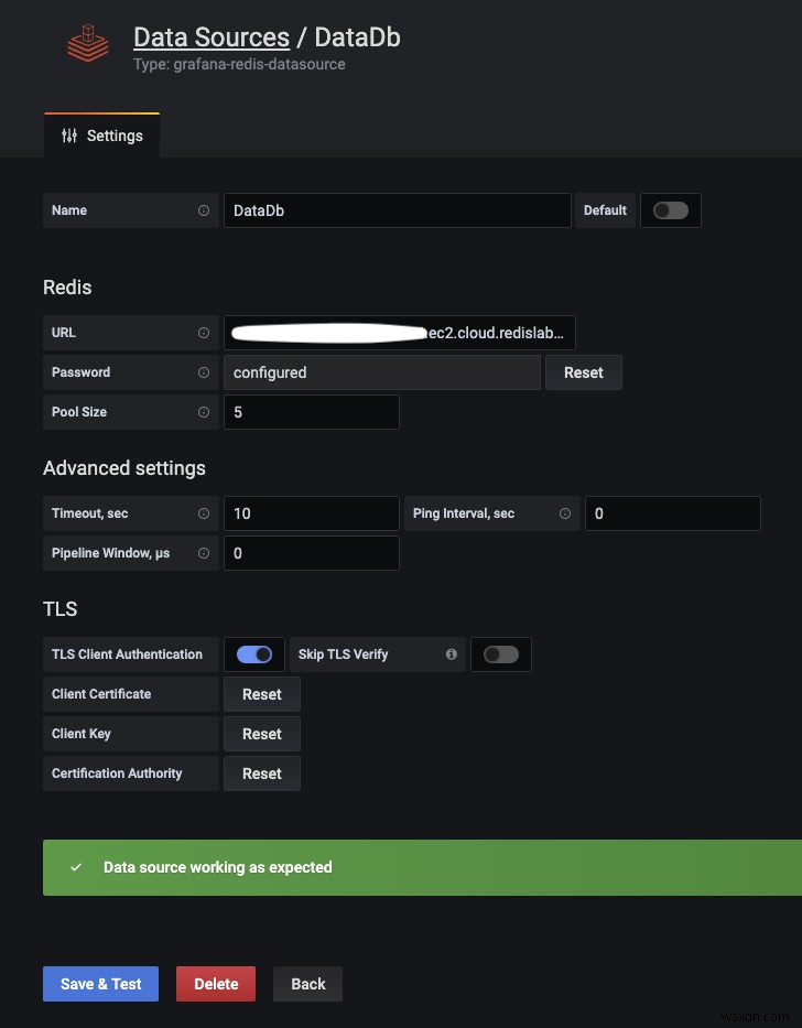 Grafana-এর জন্য Redis ডেটা সোর্স প্লাগ-ইন চালু করা হচ্ছে 