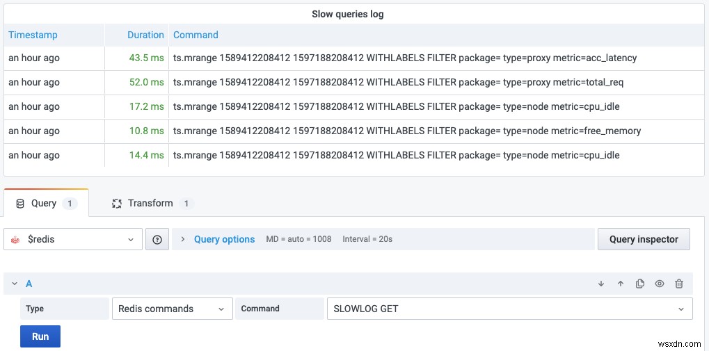 Grafana-এর জন্য Redis ডেটা সোর্স প্লাগ-ইন চালু করা হচ্ছে 