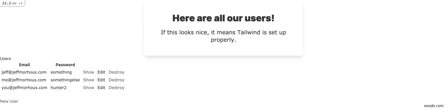 রেলের সাথে Tailwind CSS ব্যবহার করা 