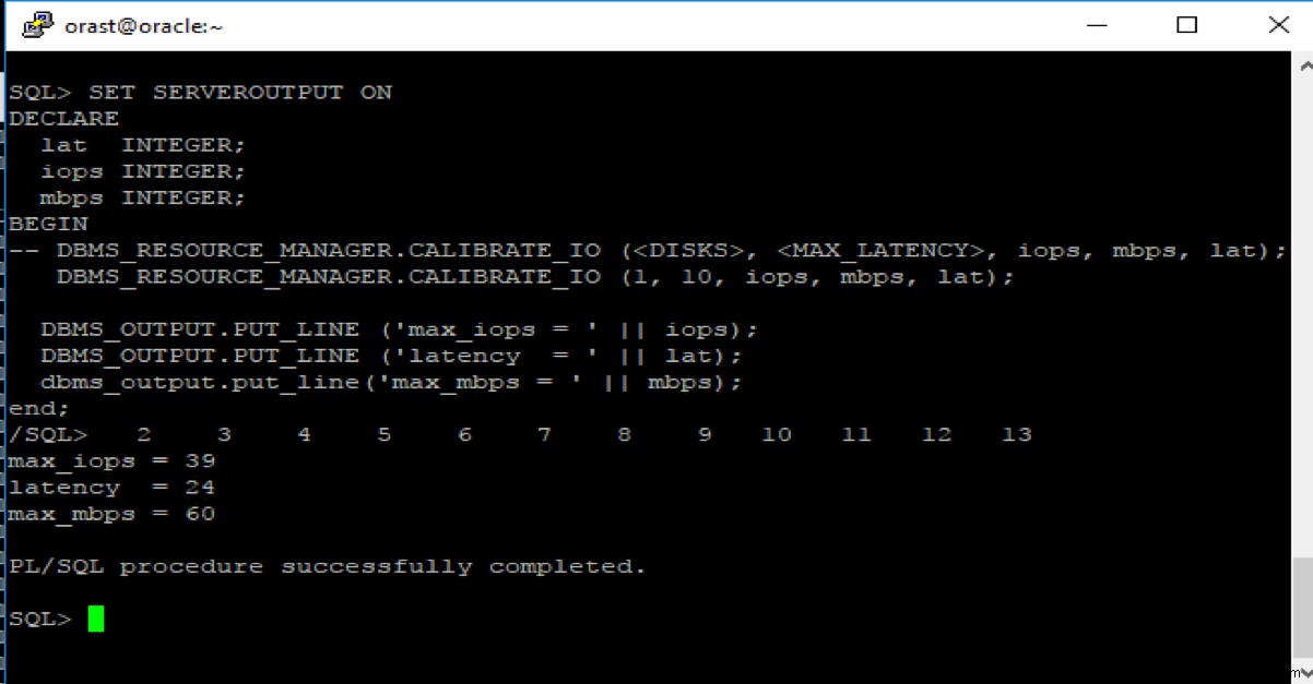 Oracle 11g I/O ক্রমাঙ্কন ওভারভিউ 