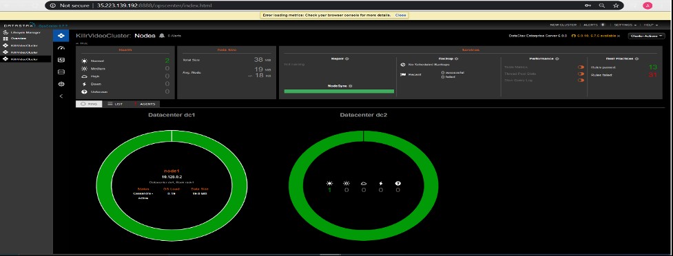 DataStax Enterprise OpsCenter সেট আপ করুন 