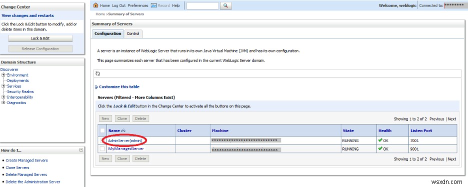 WebLogic সার্ভার 12c-এ SSL কনফিগার করা হচ্ছে 