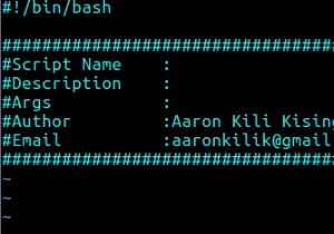 ভিম-এ শেল স্ক্রিপ্টগুলির জন্য কীভাবে কাস্টম হেডার টেমপ্লেট তৈরি করবেন 