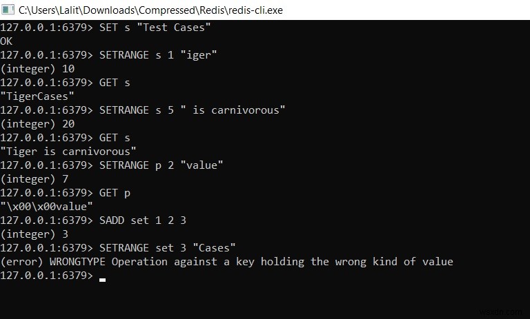 Redis SETRANGE – কিভাবে redis এ স্ট্রিং মানের একটি অংশ আপডেট করবেন 