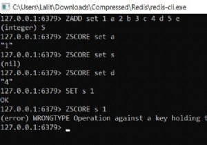 Redis ZSCORE - কিভাবে redis এ সাজানো সেট মান থেকে একটি উপাদানের স্কোর পেতে হয় 