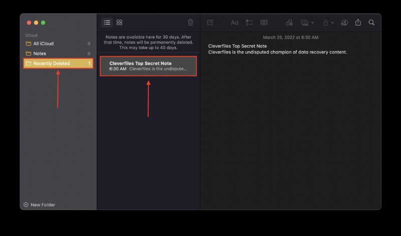 ম্যাকে মুছে ফেলা নোট পুনরুদ্ধার করার 5 উপায় 