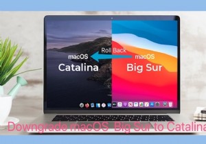 কিভাবে ম্যাক ওএস ডাউনগ্রেড করবেন:বিগ সুর থেকে ক্যাটালিনা বা মন্টেরি থেকে বিগ সুর