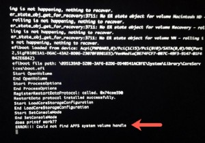 [সমাধান] ত্রুটি! APFS সিস্টেম ভলিউম হ্যান্ডেল