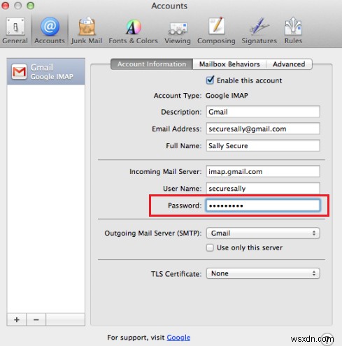 Apple Mail অ্যাপ Gmail এর সাথে সংযোগ করতে পারে না