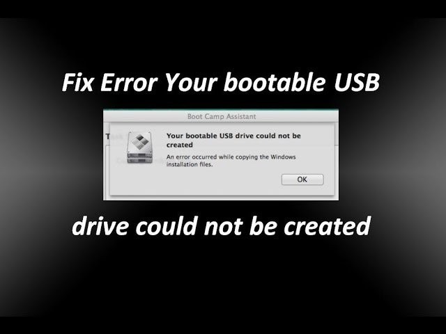 [ত্রুটি ঠিক করুন] আপনার বুটযোগ্য USB ড্রাইভ তৈরি করা যায়নি 