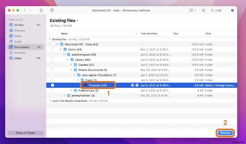 কীভাবে ম্যাকে অসংরক্ষিত/মোছা ইনডিজাইন ফাইলগুলি পুনরুদ্ধার করবেন 