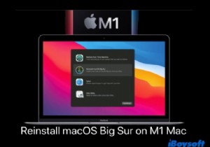 কিভাবে একটি M1 ম্যাকে macOS Big Sur পুনরায় ইনস্টল করবেন