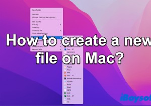 কিভাবে ম্যাকে একটি নতুন ফাইল তৈরি করবেন [টিউটোরিয়াল]