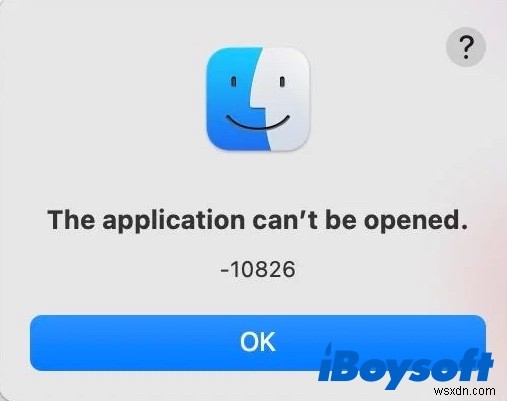 অ্যাপ্লিকেশনটি ম্যাকে খোলা যাবে না:ত্রুটি 10673 এবং 10826